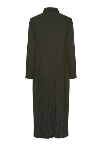 Klänningar - Frida pleat dress – Army